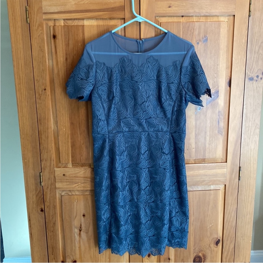 Reiss Floral Lace Dress